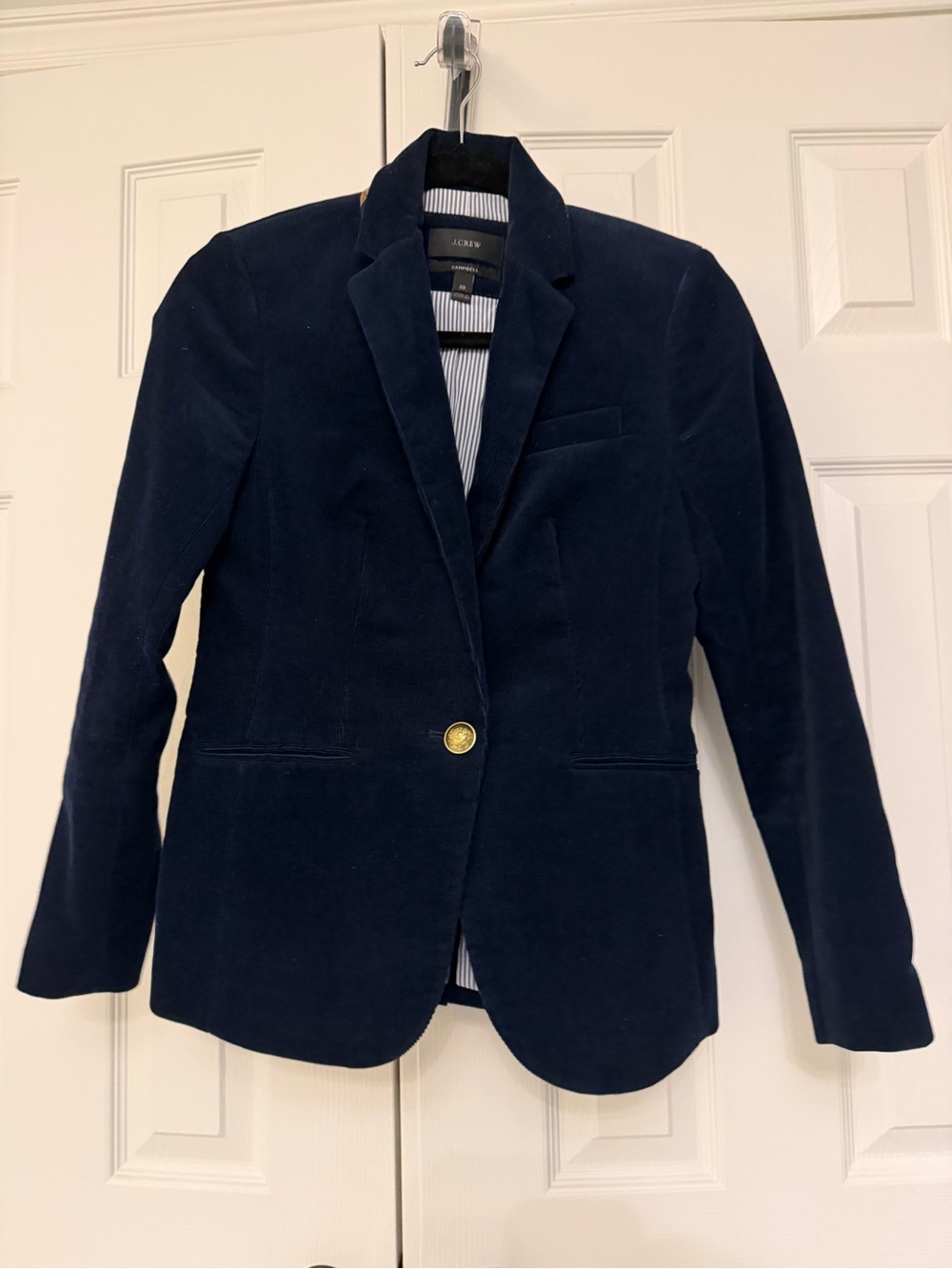 J. Crew Navy Corduroy  women Jacket